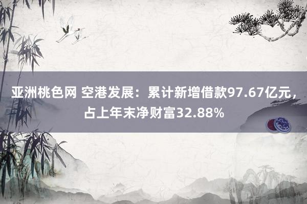 亚洲桃色网 空港发展：累计新增借款97.67亿元，占上年末净财富32.88%